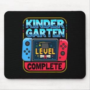 Kindergarten Level Complete Graduation Cl Of 2025  Mouse Pad