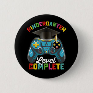 Kindergarten Level Complete Graduation Gaming 6 Cm Round Badge