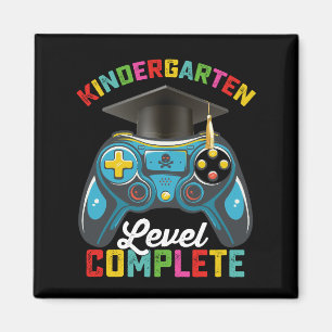 Kindergarten Level Complete Graduation Gaming Magnet