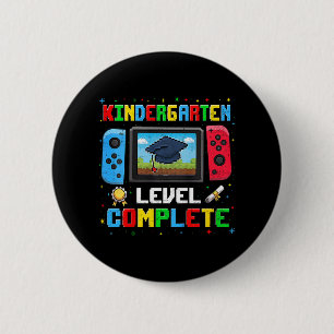 Kindergarten Level Complete Last Day Of School Gra 6 Cm Round Badge