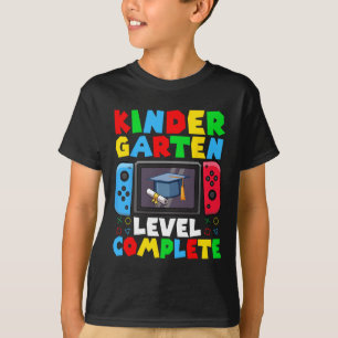 Kindergarten Level Complete Last Day Of School Gra T-Shirt