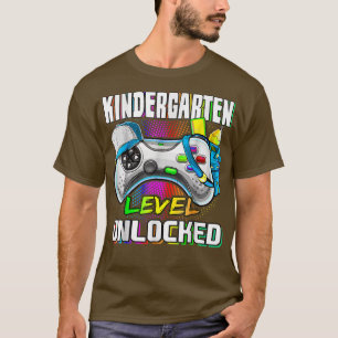 Kindergarten Level Unlocked Back To School Gamer T-Shirt