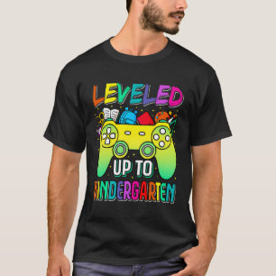 Kindergarten Level Unlocked Game On Back To School T-Shirt