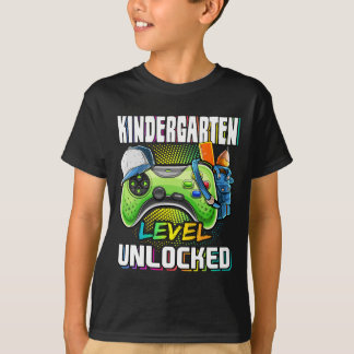 Kindergarten Level Unlocked Video Game Byck To Sch T-Shirt