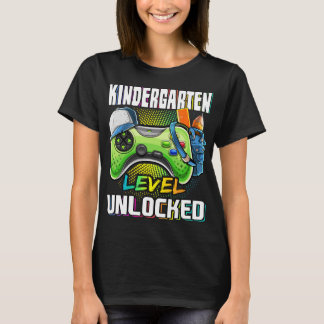Kindergarten Level Unlocked Video Game Byck To Sch T-Shirt
