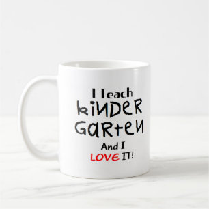 kindergarten love coffee mug
