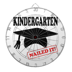 Kindergarten Nailed It Dartboard