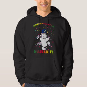 Kindergarten Nailed It K Pop Unicorn Drama Graduat Hoodie