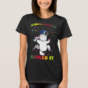 Kindergarten Nailed It K Pop Unicorn Drama Graduat T-Shirt