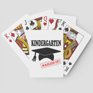 Kindergarten Nailed It Playing Cards