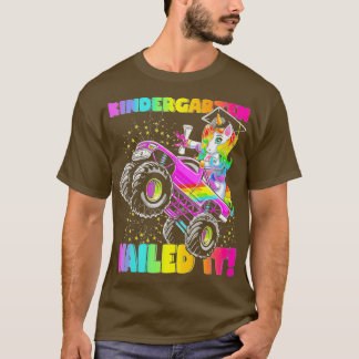 Kindergarten Nailed It Unicorn Monster Truck 2 T-Shirt