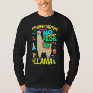 Kindergarten No Prob Llama Back To School T-Shirt