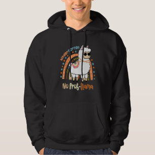 Kindergarten No Prob-Llama Girls Teacher First Day Hoodie