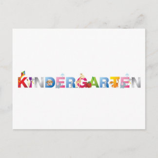 kindergarten postcard