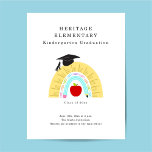 Kindergarten Pre-K Pre-School Graduation Flyer<br><div class="desc">Kindergarten Pre-K Pre-School Graduation Flyer - Personalise and display this cute flyer throughout your school to make sure the upcoming ceremony stays fresh in everyone's minds.  {images: Freepik.com}</div>