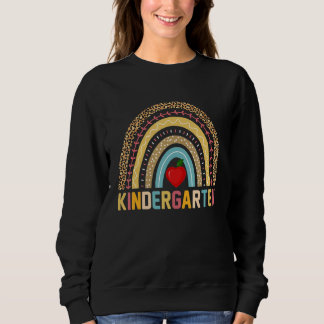 Kindergarten Rainbow Girls Boys Teacher Kindergart Sweatshirt