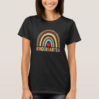 Kindergarten Rainbow Girls Boys Teacher Kindergart T-Shirt