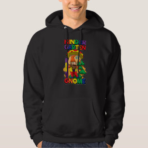 Kindergarten Rainbow Gnome Cute First Day of Pre S Hoodie