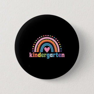 Kindergarten Rainbow Teacher 6 Cm Round Badge