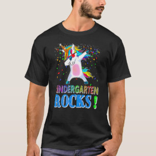 Kindergarten Rocks Dabbing Unicorn For Kindergarte T-Shirt