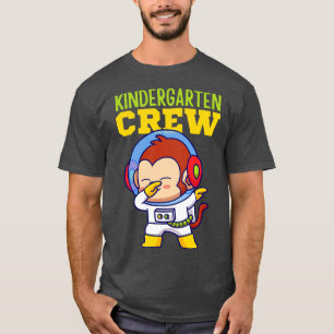 Kindergarten Squad Astronaut Monkey T-Shirt