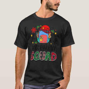 Kindergarten Squad Group Matching Christmas Pajama T-Shirt