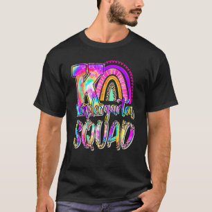 Kindergarten Squad Rainbow Tie Dye Back To School T-Shirt