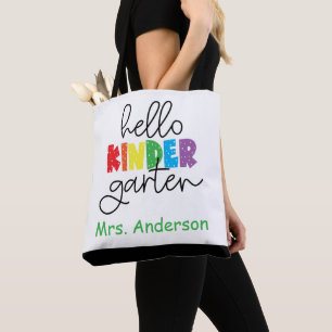 Kindergarten Teacher, Back to school Tote Bag