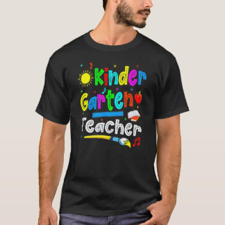 Kindergarten Teacher First Day Cute Back To School T-Shirt