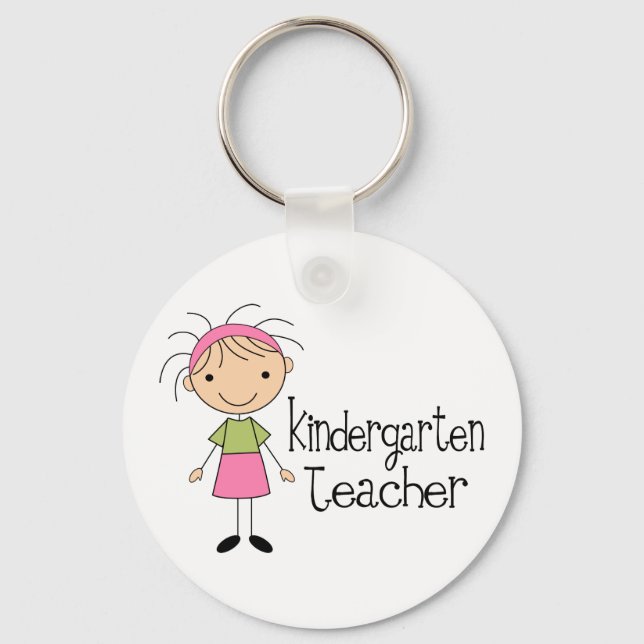 Kindergarten Teacher Key Ring (Front)