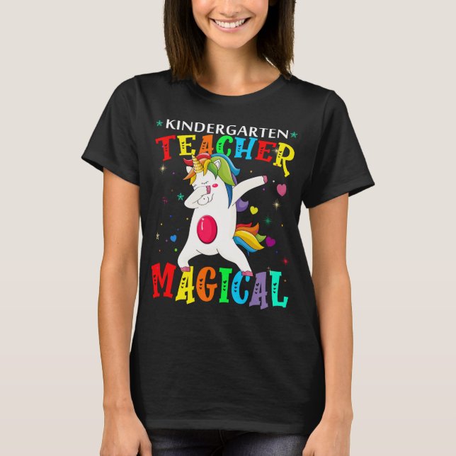 kindergarten teacher magical  T-Shirt (Front)