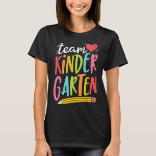 Kindergarten Teacher Student Fun Back To School Gi T-Shirt