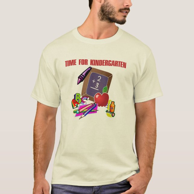 Kindergarten Teacher T Shirt (Front)