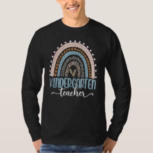 Kindergarten Teacher Teach Love Inspire First Day T-Shirt