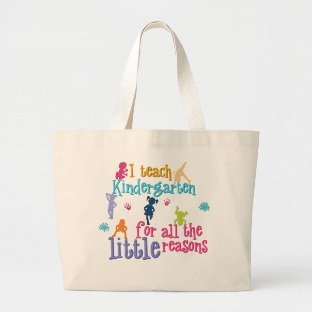 Kindergarten Teacher Tote Bag (Front)