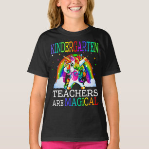 Kindergarten Teachers Are Magical Unicorn T-Shirt