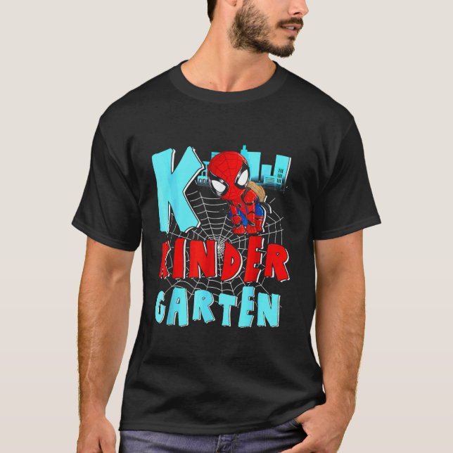 Kindergarten Tees, Back to School Tee Superhero Co (Front)