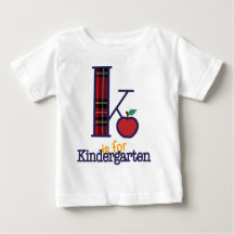 Kindergarten Top K is for Kindergarten Shirt
