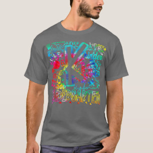 Kindergarten Typography Student Teacher Back To Sc T-Shirt