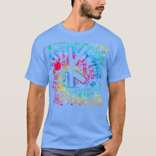 Kindergarten Typography Student Teacher Back To Sc T-Shirt