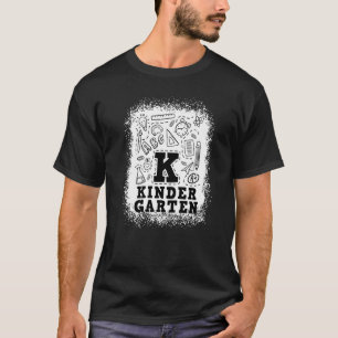 Kindergarten Typography Team Kindergarten Back To T-Shirt