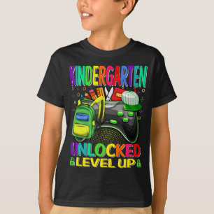 Kindergarten Unlocked Level Up Video Game T-Shirt