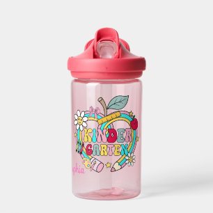 Kindergarten Vibes: A Burst of Schoolyard Fun Water Bottle