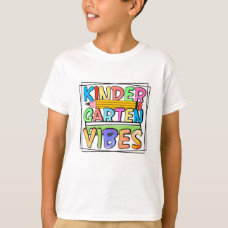Kindergarten Vibes Colourful Cute Toddler  T-Shirt