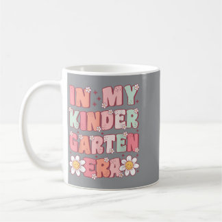 Kindergarten Vibes Groovy Kindergarten Back To Coffee Mug