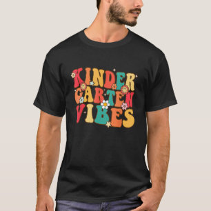 Kindergarten Vibes Kinder Crew Retro First Day Of T-Shirt