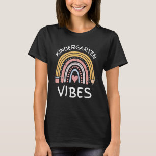 Kindergarten Vibes Pencil Rainbow Back to School B T-Shirt