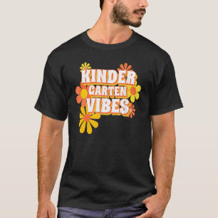 Kindergarten Vibes Retro Vintage Kinder Team Back T-Shirt