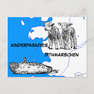 Kinderparadies Dithmarschen Postcard