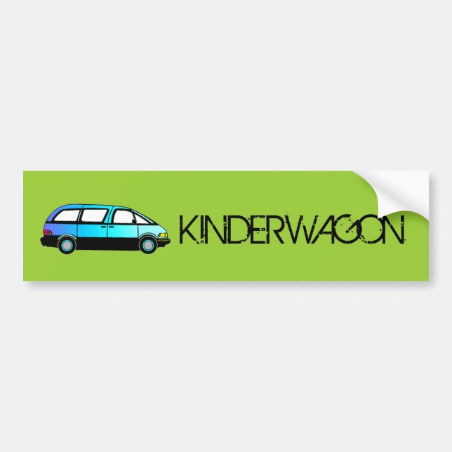 KINDERWAGON Bumper Sticker (Front)